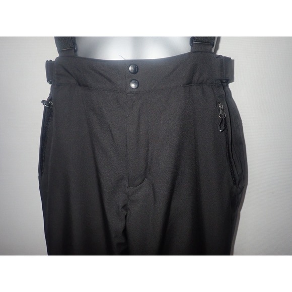 Killtec Ski Snow Pants Women's Size M Level 5 Detachable Straps Black Waterproof - Picture 2 of 8